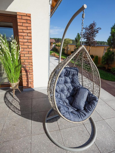 Jastëk kopshti Hobbygarden George, 100x120cm, material Ekolen, blu e errët