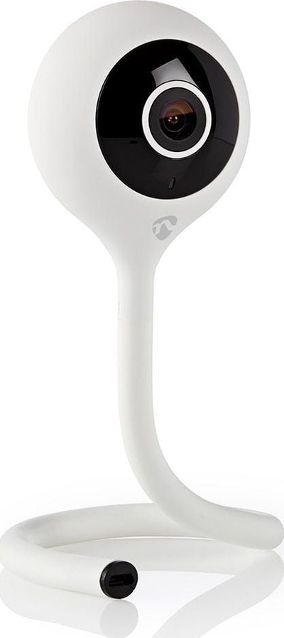 Kamerë IP Nedis Smart WiFi, Full HD 1080p, me sensor klime, e bardhë