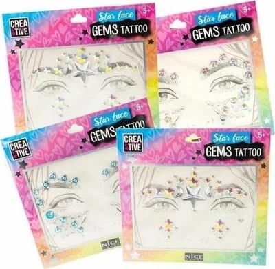 Set zbukurimi fytyre Russell Face Decorating Set, gurë vetëngjitës, dizajn i përzier