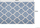Tapet Oriental Trellis, lesh, 140 x 200 cm, blu