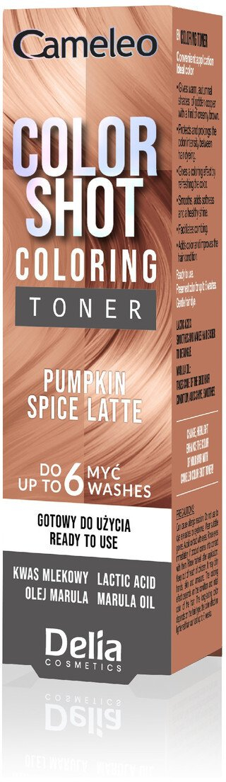 Toner flokësh Delia Cameleo Color Shot, Pumpkin Spice, 75 ml