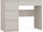 Tavolinë pune Mijas Desk Left Cashmere, 3 sirtarë, panel i laminuar, bezhë cashmere