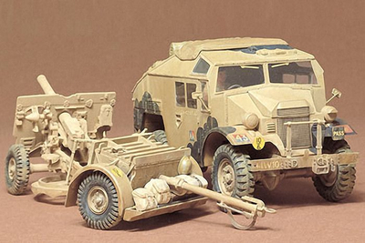 Set makina për fëmijë Tamiya British 25 Pndr GunQuad