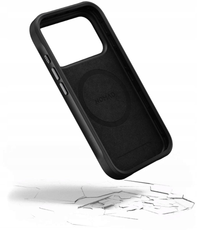 Mbrojtëse telefoni Nomad Rugged Case, për iPhone 2025 Pro, MagSafe, e zezë