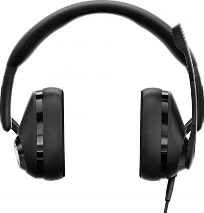 Kufje gaming EPOS H3, me mikrofon me anulim zhurme, me kabllo, onyx i zi