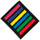 Ngjyrë e përkohshme për flokë Hair Chalk, set 6 copë, shumëngjyrëshe