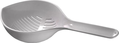Kullesë kuzhine Essentials me dorezë, plastike, gri