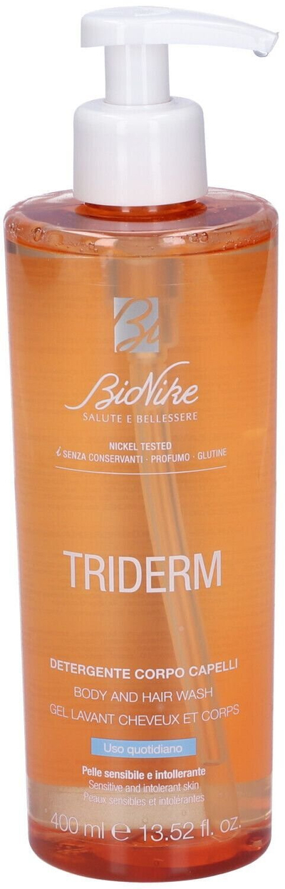 Xhel dushi BioNike Triderm, për trup dhe flokë, 400 ml