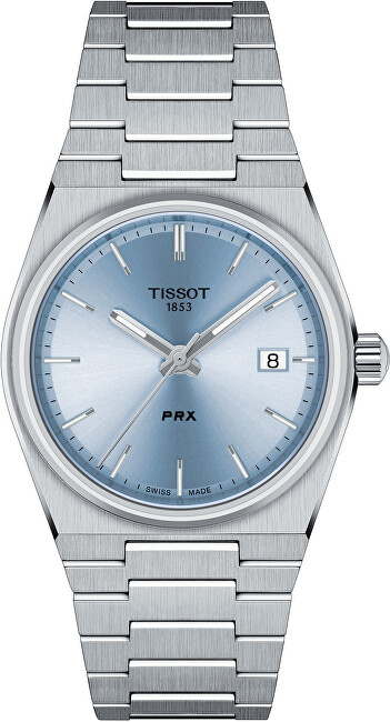 Orë për femra Tissot PRX 35MM Quartz Lady, e argjendtë