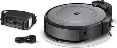 Robot fshesë iRobot Roomba Combo i5, pastrim 2 në 1, kontroll me aplikacion, gri me të zezë