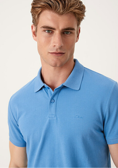 Maicë S.Oliver regular fit polo, e kaltër