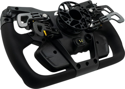 Timon sim racing Cube Controls GT-X2, ekran 5", 320mm, i bardhë me paddla të zeza