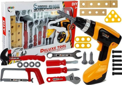 Set veglash lodër Leantoys DIY, 29 copë, për fëmijë, shumëngjyrësh