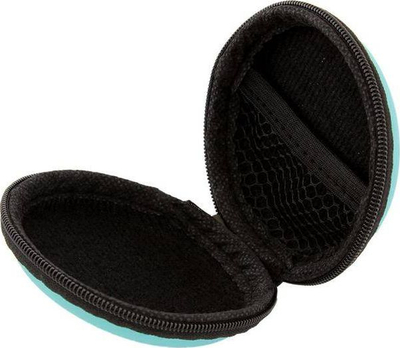 Kuti e fortë AK223I për kufje dhe USB, 8 cm, blu