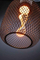 Llampë dopjo dekorative LED Paulmann Metallic Glow Cyl Helix, 3.5W, E27, e zezë