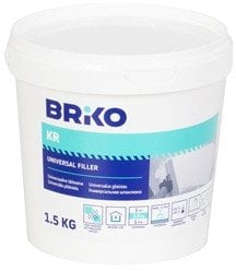 Mbushës universal BRIKO KR, 1.5kg, gati për përdorim, i bardhë