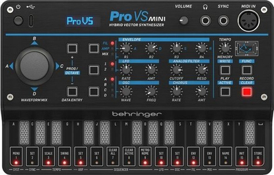 Sintetizator Behringer Pro VS Mini, hybrid vector, 5 zëra, i zi
