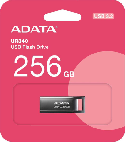 USB ADATA UR340, USB 3.2 Gen 1, që s’e ha uji dhe goditjet, trup metalik
