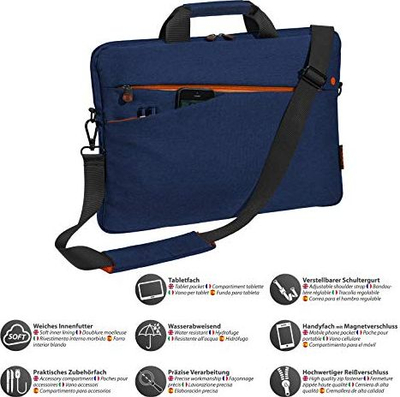 Çantë laptopi PEDEA Fashion, 17.3", blu