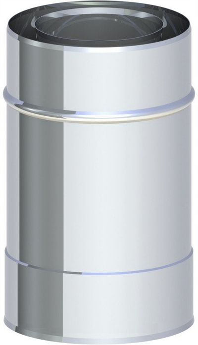 Цевка за оџак Jeremias 360 TWIN04, 80/125 mm, 250 mm, со гумен прстен