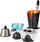 Цедалка за агруми Nedis Citrus Juicer Press, 160W, инокс млазник со заштита од капење, црна