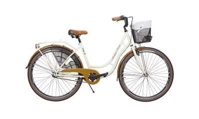 Bicikletë qyteti Azimut Holland Retro 2025, 28", 3 shpejtësi, krem me shkëlqim
