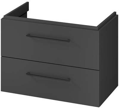 Komodë banjoje Cersanit Larga S164-037, 79x57x44cm, pa lavaman, antracit