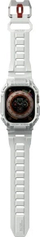 Rrip me kasë Skinarma Mecha 2 në 1 për Apple Watch 49mm, TPU, gri e çelët