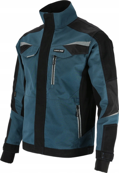 Xhaketë pune Lahti Turquoise Black, 2XL, elemente reflektuese, elastike