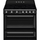 Sobë SMEG Victoria Aesthetic TR90IBL2, 90x60 cm, 10600 W, e zezë