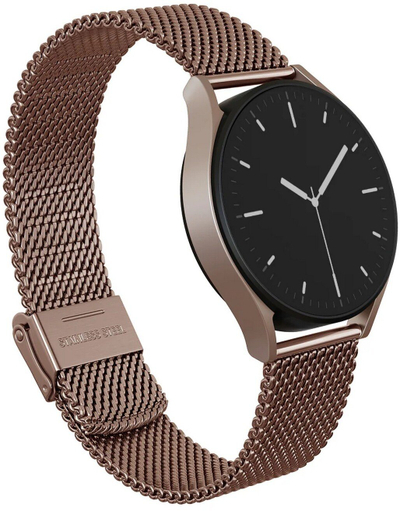 Rrip ore Burga Metal Mesh Elegance, 22mm, universal, rozë gold