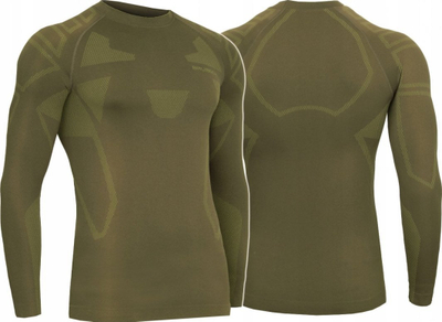 Bluzë termoaktive Brubeck Ranger Protect, për burra, madhësia XL, e gjelbër