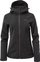 Xhaketë softshell për goca Hi-Tec Lady Naren, që s’e merr uji, me kapuç, e zezë