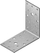 Kënd metalik Canyon Angle Bracket, 60x60x40 mm, 2 mm, inox A2