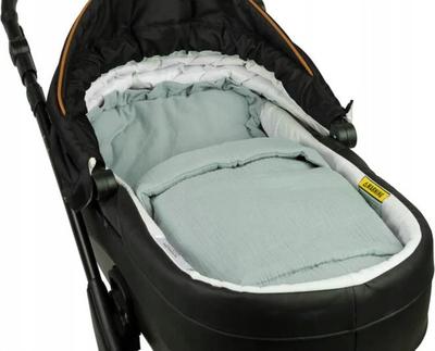 Set jastëk dhe batanije për karrocë Sensillo Khaki, 100% pambuk, për bebe 0+, ngjyrë khaki