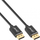 Kabllo DisplayPort InLine 1.4 Slim, 2m, 8K 4K, e zezë