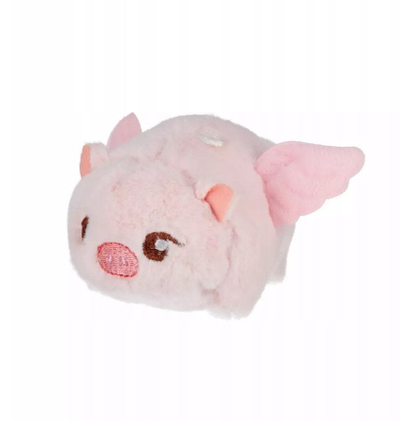 Lodër pelushi derrkuc ZAB Pull Piggy, 12cm, shumëngjyrësh