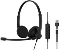 Kufje EPOS Impact 100 UC Stereo, USB-C, me mikrofon, të zeza