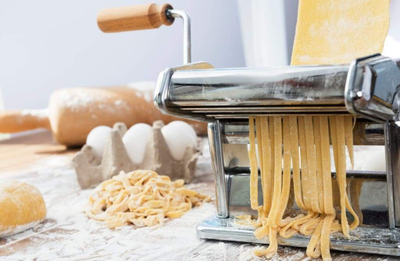 Aksesor për makinë paste Imperia Simplex Classic Line Angel Hair 4230, çelik inox, manual, argjendtë