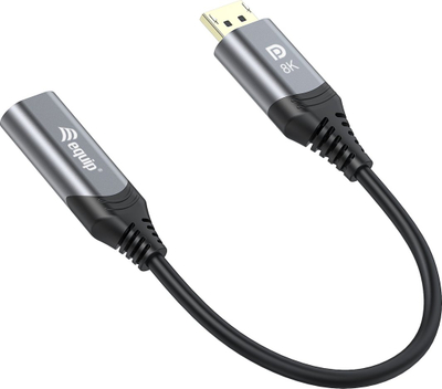 Adapter DisplayPort në HDMI Equip 1.4, 8K 60Hz, i zi