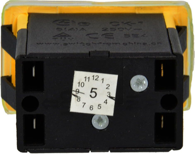 Магнетен прекинувач за полирач GEKO G85235, 230V, 250W, црн