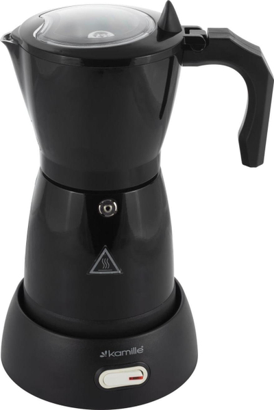 Aparat kafeje Kamille 2601, presion, 300ml, argjendtë