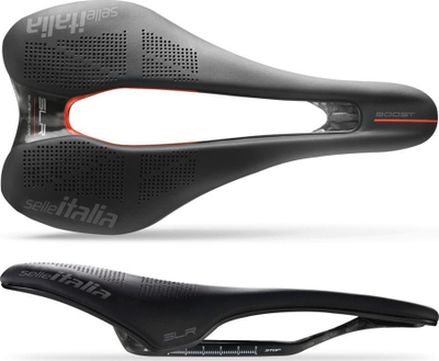 Shalë biçiklete Selle Italia SLR Boost Kit Carbonio Superflow S3, rail karboni, Fibra Tek, e zezë