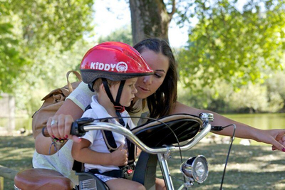 Ulëse biciklete për femijë WeeRide Safe Front, e kaltër