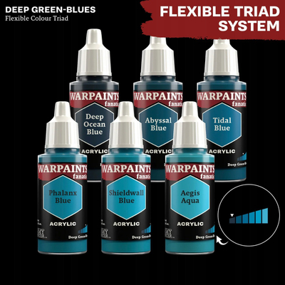 Ngjyrë akrilike The Army Painter Warpaints Fanatic Deep Ocean Blue, 18ml, blu e errët