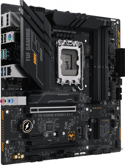 Plakë amë Asus TUF GAMING B760M-E D4, Micro ATX, DDR4, PCIe 4.0, e zezë