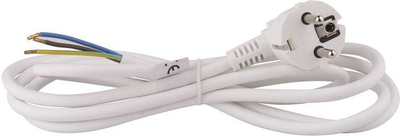 Kabllo lidhëse Emos H05VV-F, 3 x 1mm², 3m, e bardhë