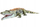 Lodër pelushi krokodil, 90cm, gri