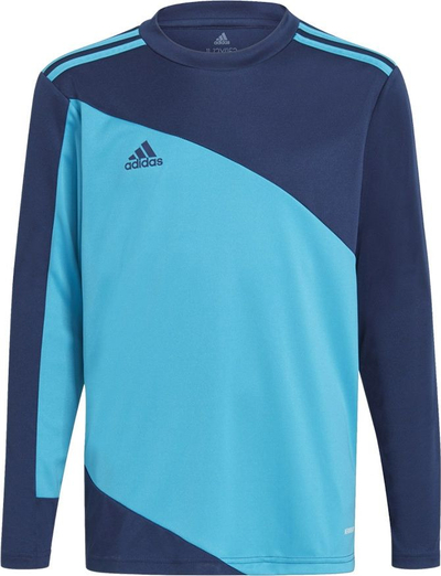 Bluzë sportive Adidas TeamWear, për kalamaj 116cm, poliester, blu navy