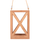 Fener dekorativ FENT HM4581, dru teak, 20x20x30-58cm, natyral